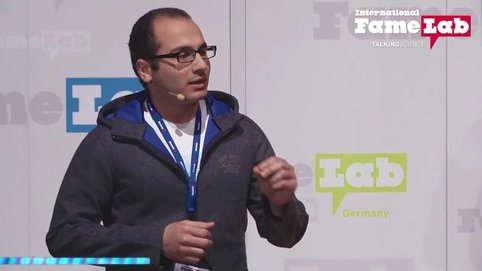 Fady's presentation at FameLab.