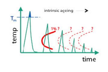 Precipitation kinetics during non-linear heat treatment in Laser Additive Manufacturing