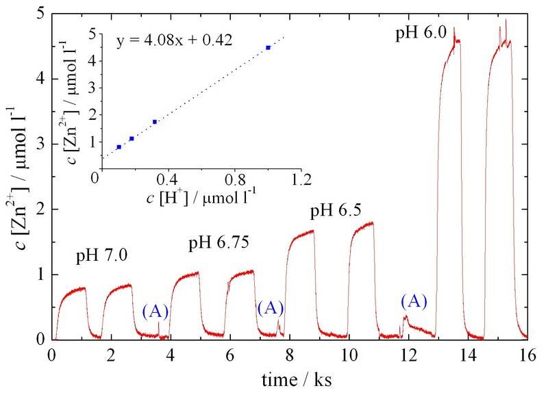 Downstream analysis of zinc ions