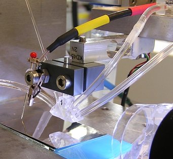 Picture of the Scanning Flow Cell Picture of the Scanning Flow Cell