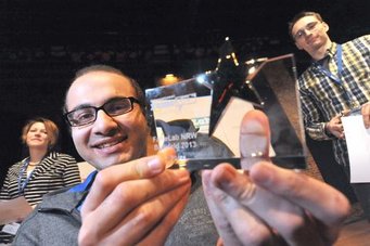 Fady Archie bei FameLab Fady Archie bei FameLab