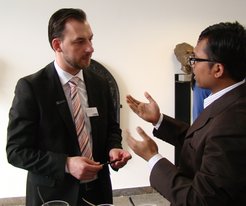 Eindrücke vom Get-Together der MPIE-Studenten mit den ThyssenKrupp-Experten