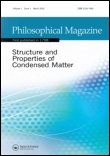 Cover of the Philosophical Magazine Cover of the Philosophical Magazine