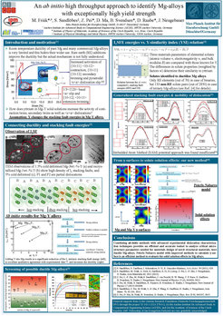 Dr. Martin Friák wins Best Poster Award of the Deutsche Physikalische Gesellschaft (German Physical Society).
