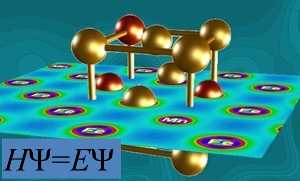 Electronic wave function obtained from ab initio calculations.