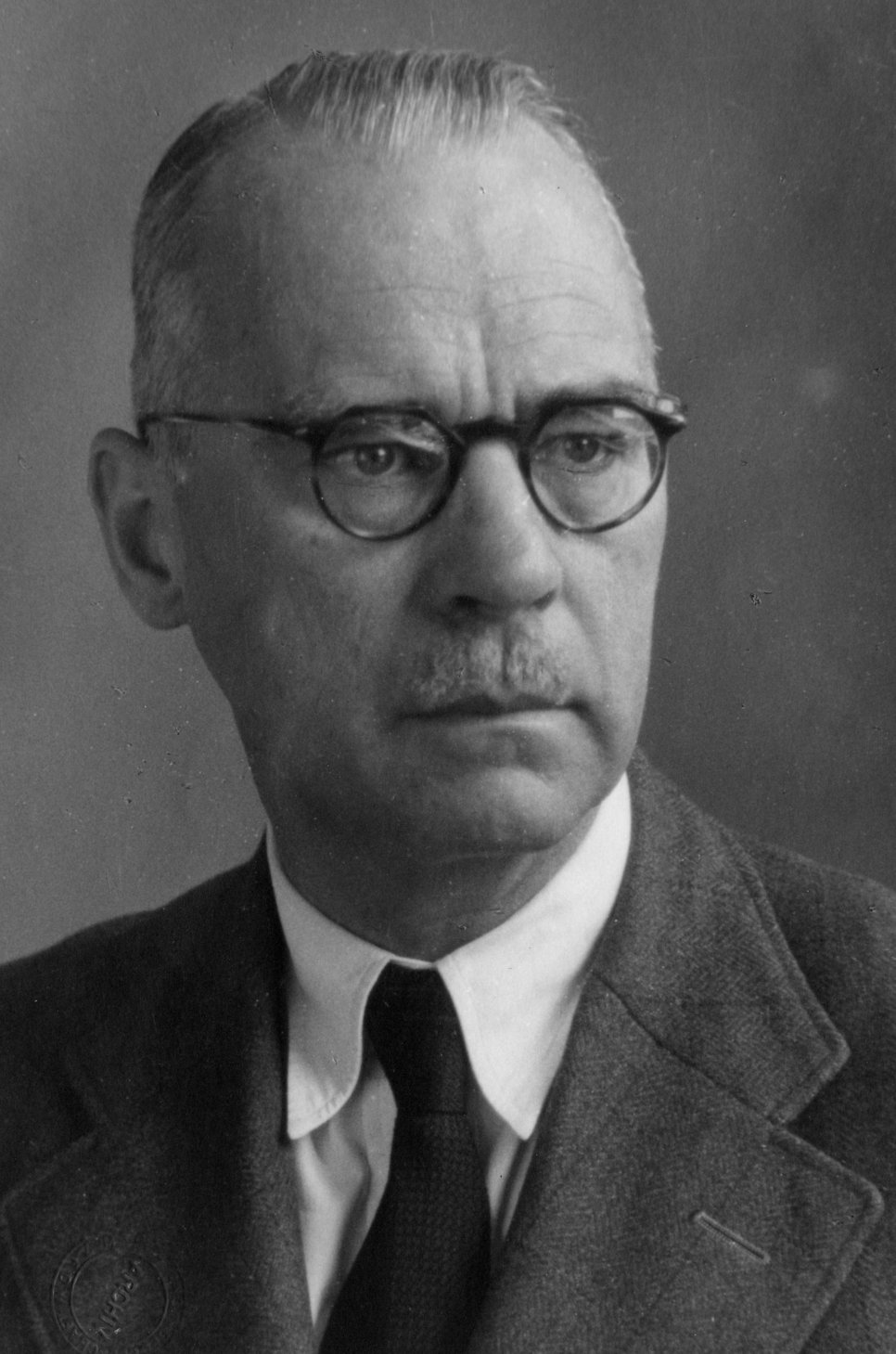 Friedrich Körber, director of the institute since 1923.
