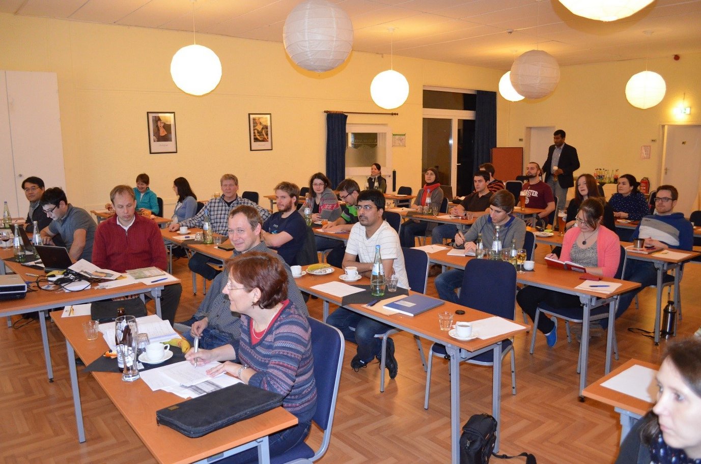 The lecturers hall