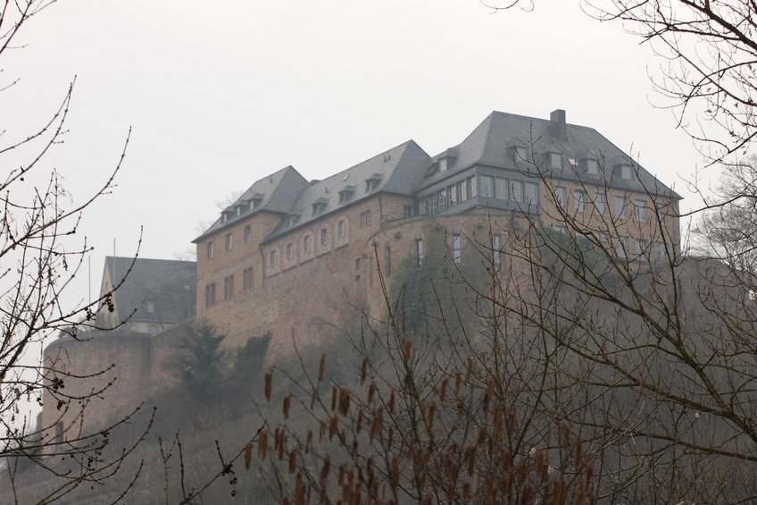 Castle Ebernburg at Bad Münster am Stein Castle Ebernburg at Bad Münster am Stein