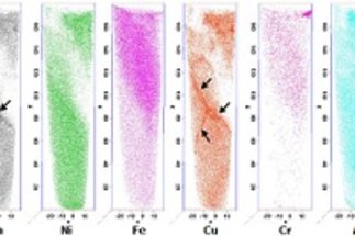 Atomic-scale compositional characterization of a nanocrystalline AlCrCuFeNiZn high-entropy alloy using atom probe tomography