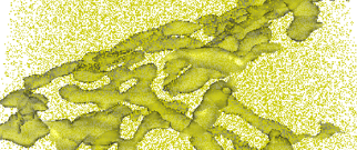 Confined spinodal fluctuations at crystal defects evidenced in Fe-Mn alloys