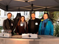 Die Projektleiter von links: Sebastian Melzer, Anja Schuck, Ralf Selbach, Sören Scheffler