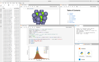 Screenshot of the pyiron IDE. Screenshot of the pyiron IDE.