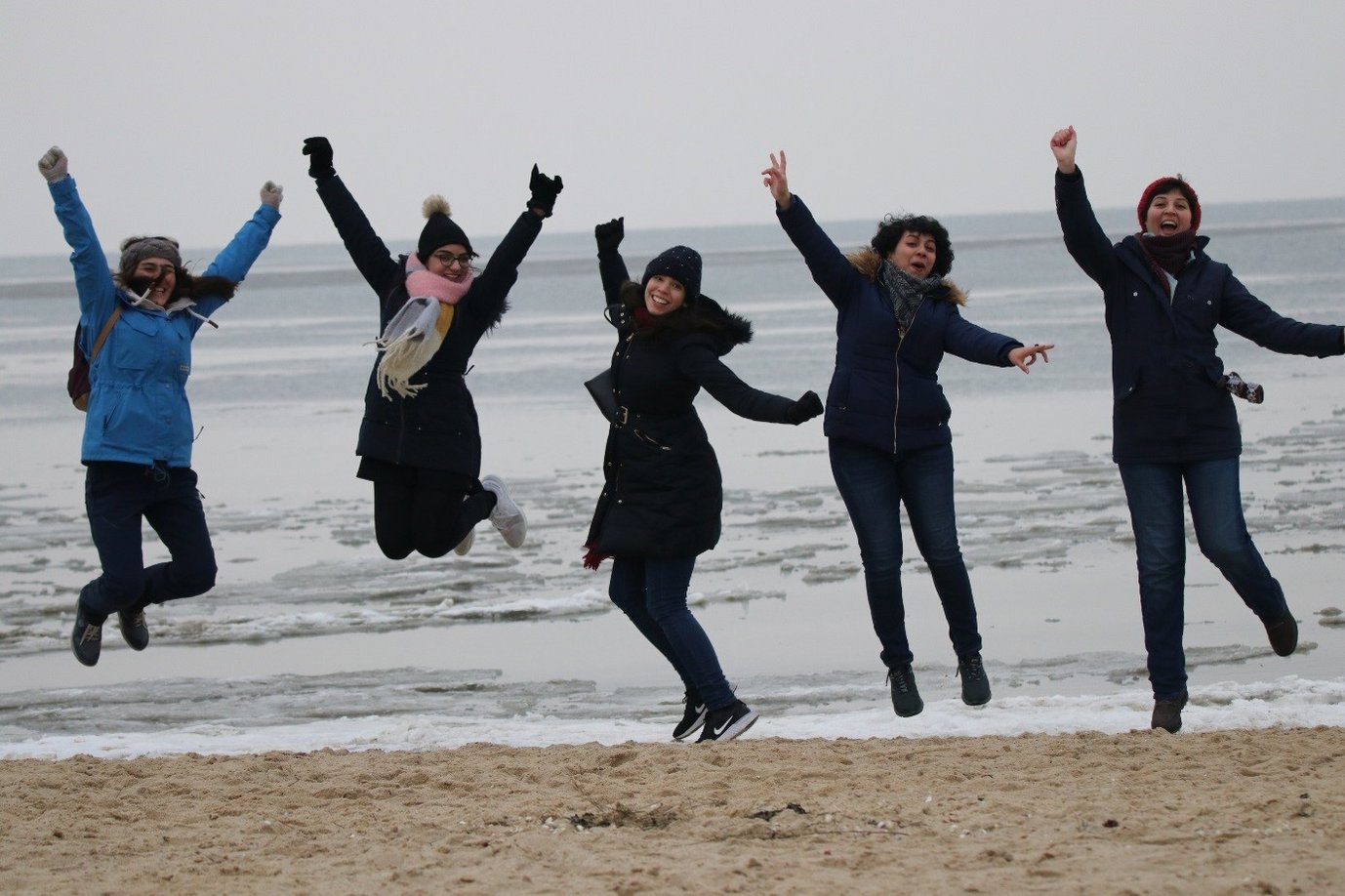 …and enjoying the retreat.