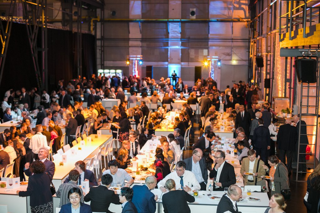 Der gesellige Teil des Abends.