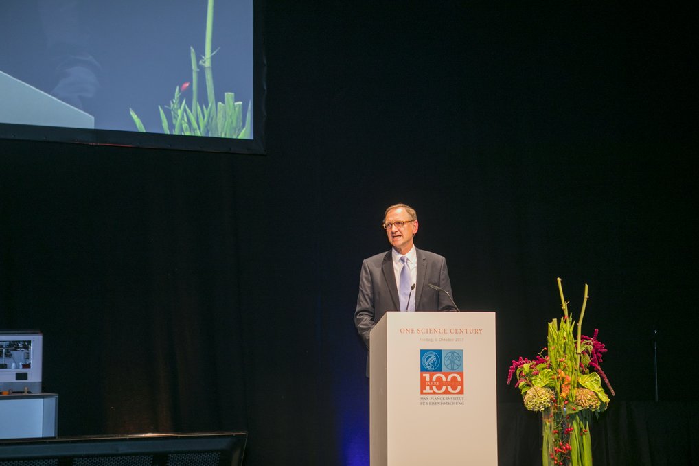 Hans-Jürgen Kerkhoff, Vorsitzender der Geschäftsführung des Staahlinstituts VDEh.