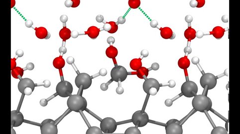 Electrooxidation of Si(100):H/H<sub>2</sub>O under anodic polarization.