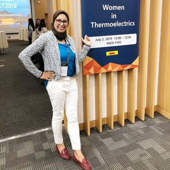 Dr. Lamya Abdellaoui ist Teil des Organisationsteams der „VCT 2020“, der weltweit größten internationalen Konferenz zur Thermoelektrik. Dr. Lamya Abdellaoui ist Teil des Organisationsteams der „VCT 2020“, der weltweit größten internationalen Konferenz zur Thermoelektrik.