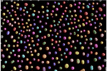Dynamic thermomechanical testing of dewetted microparticles