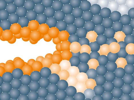 Atomistic Simulation of a grain boundary crack with emitted dislocation