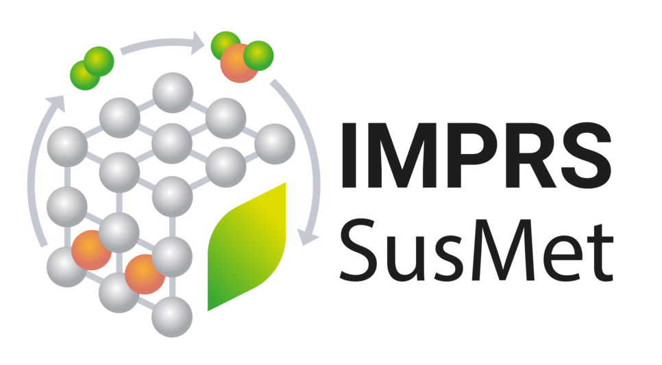 Logo der neuen Doktorandenschule SusMet. Die zukünftigen Nachwuchswissenschaftlerinnen und -wissenschaftler werden sich mit Themen rund um nachhaltige Metallurgie beschäftigen.