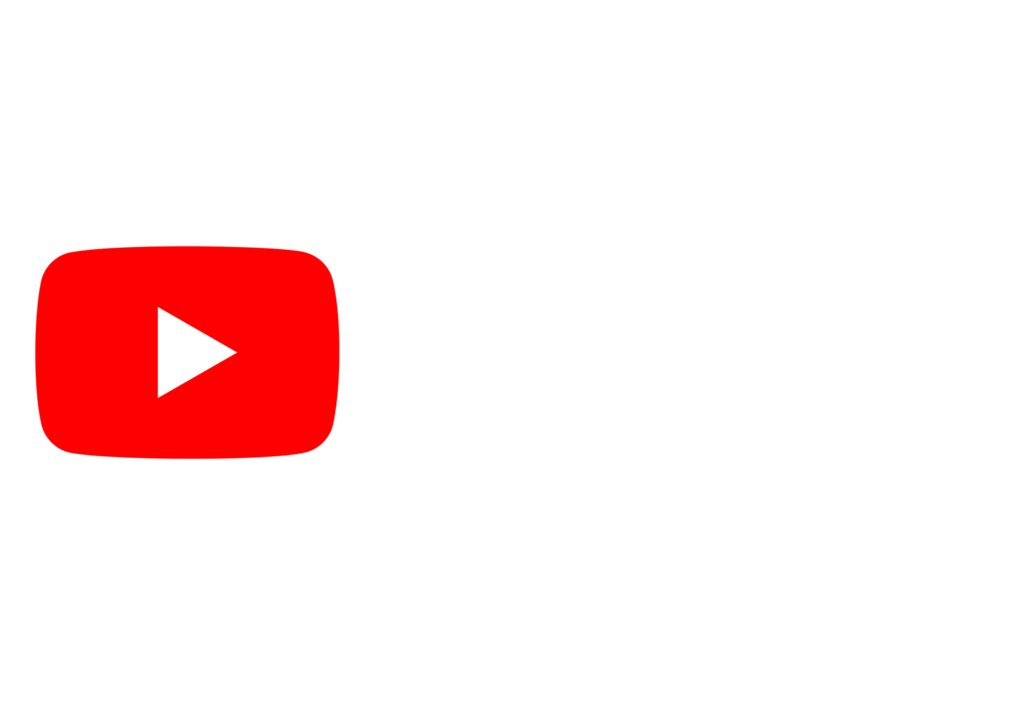 Icon for YouTube: red rectangle with a white arrow