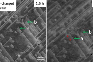 In-situ investigation of H interaction with stacking faults (SFs) at the stress concentrated crack tip