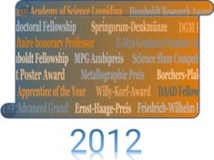 Awards & Honours 2012