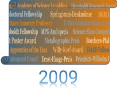 Awards & Honours 2009