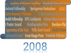 Awards & Honours 2008