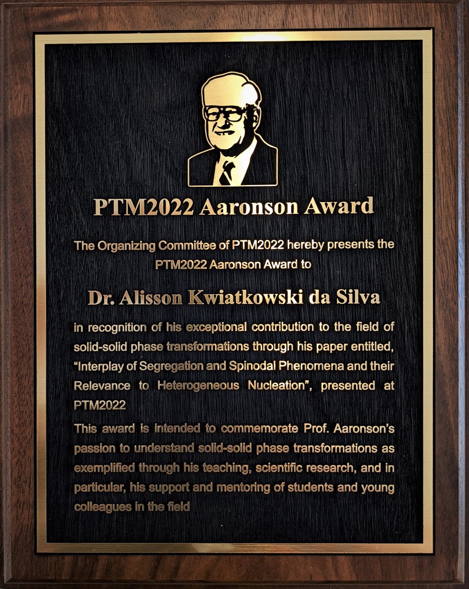 The Aaronson award