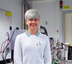 Dr. Anna Shelyug ist als Humboldt-Preisträgerin im Rahmen des Henriette-Herz-Programms für Postdocs ans MPIE gekommen. Sie erforscht die nachhaltige Synthese von Materialien.
