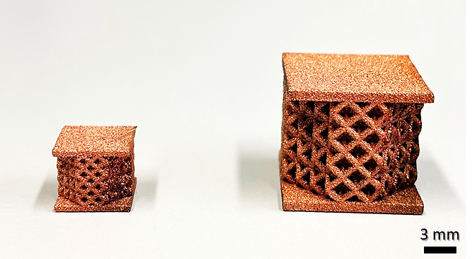 Laser powder bed fusion based CuCrZr alloy lattices: fabrication and characterization