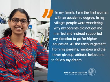 Person with glasses. Next to them is a text on academic success and family support.