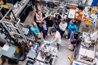 The Girls' Day offered insights into green steel research for a sustainable economy. The Girls' Day offered insights into green steel research for a sustainable economy.