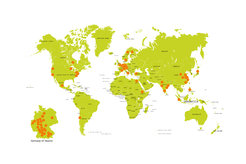 A world map displays alumni distribution marked by orange dots, with significant concentrations in Germany and scattered across Asia, North America, and Europe.