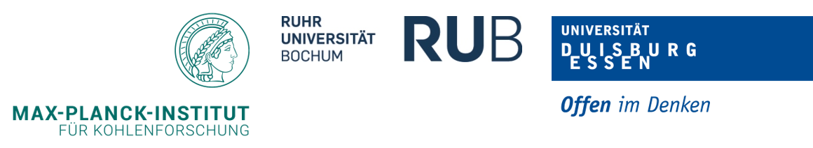 Logos of Max Planck Institute for Research, Ruhr University Bochum, University Duisburg-Essen, and Ruhr in Depth.