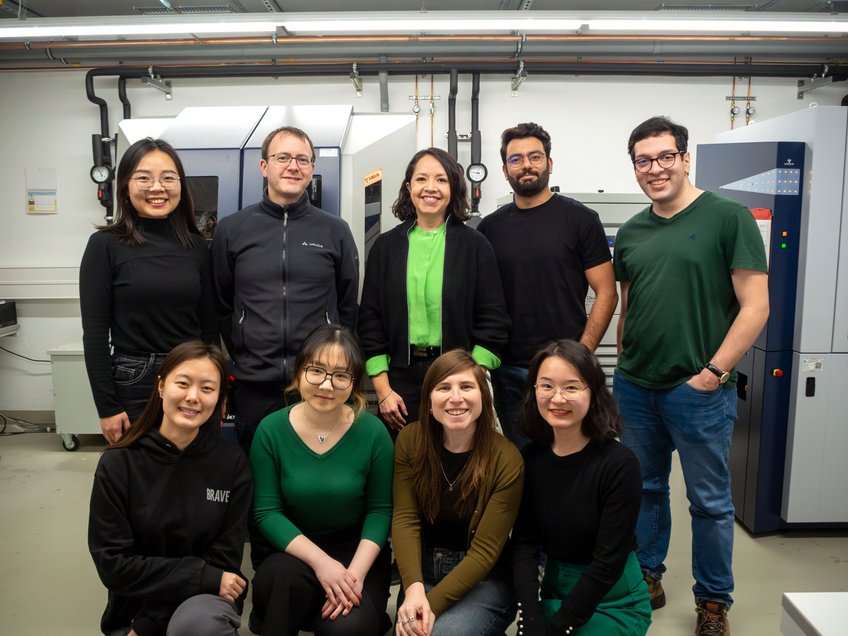 "Hydrogen Mechanics and Interfaces group.Top row: Kaili, Benjamin, Jazmin, Kamran, Amir. Bottom row: Yuqi, Xiaohan, Becky, Jing.""Hydrogen Mechanics and Interfaces group. Top row: Kaili, Benjamin, Jazmin, Kamran, Amir. Bottom row: Yuqi, Xiaohan, Becky, Jing." Members of the Hydrogen Mechanics group