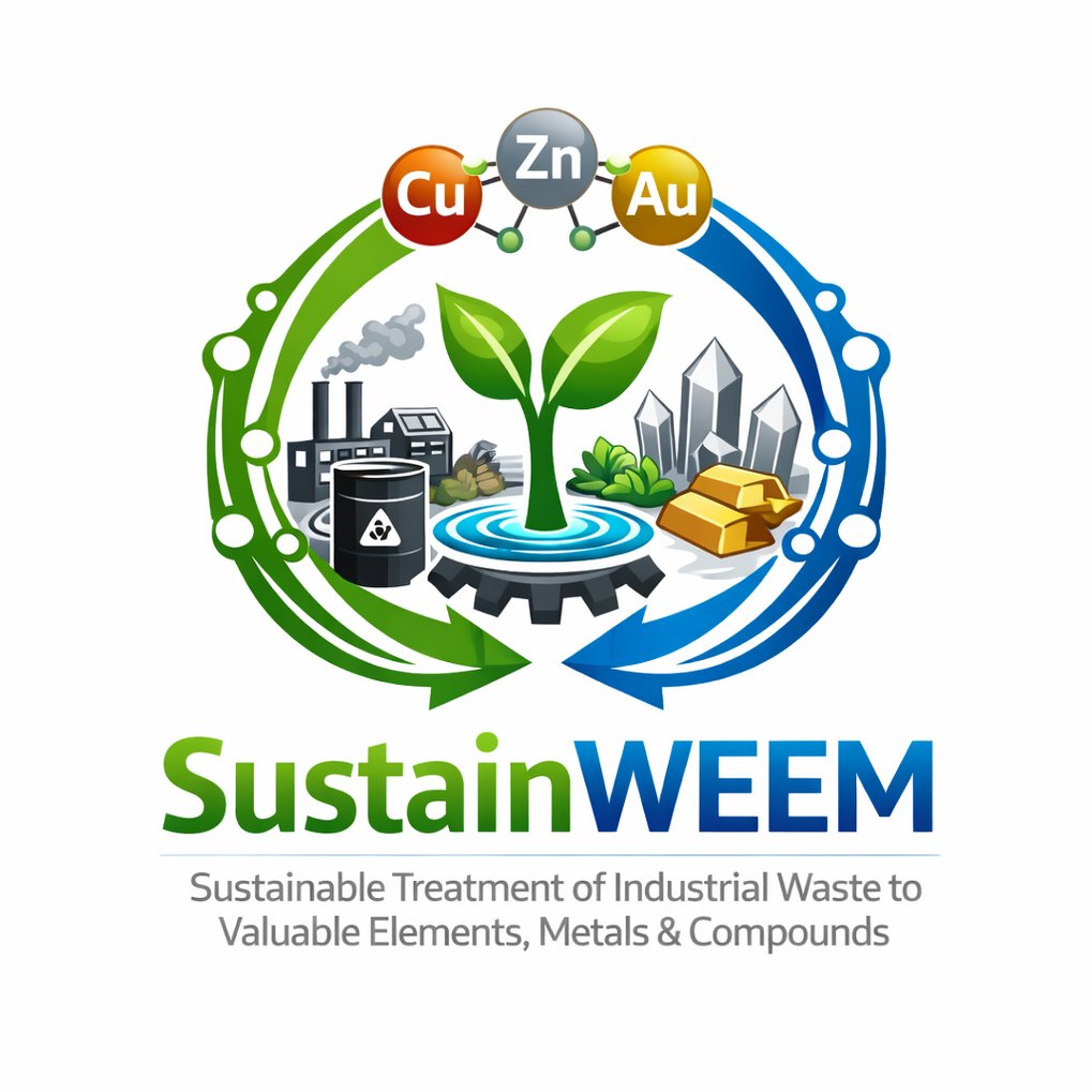 Sustainable Treatment of Industrial Waste to Valuable Elements, Metals and Compounds