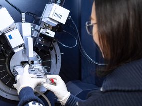 Person using a scientific device