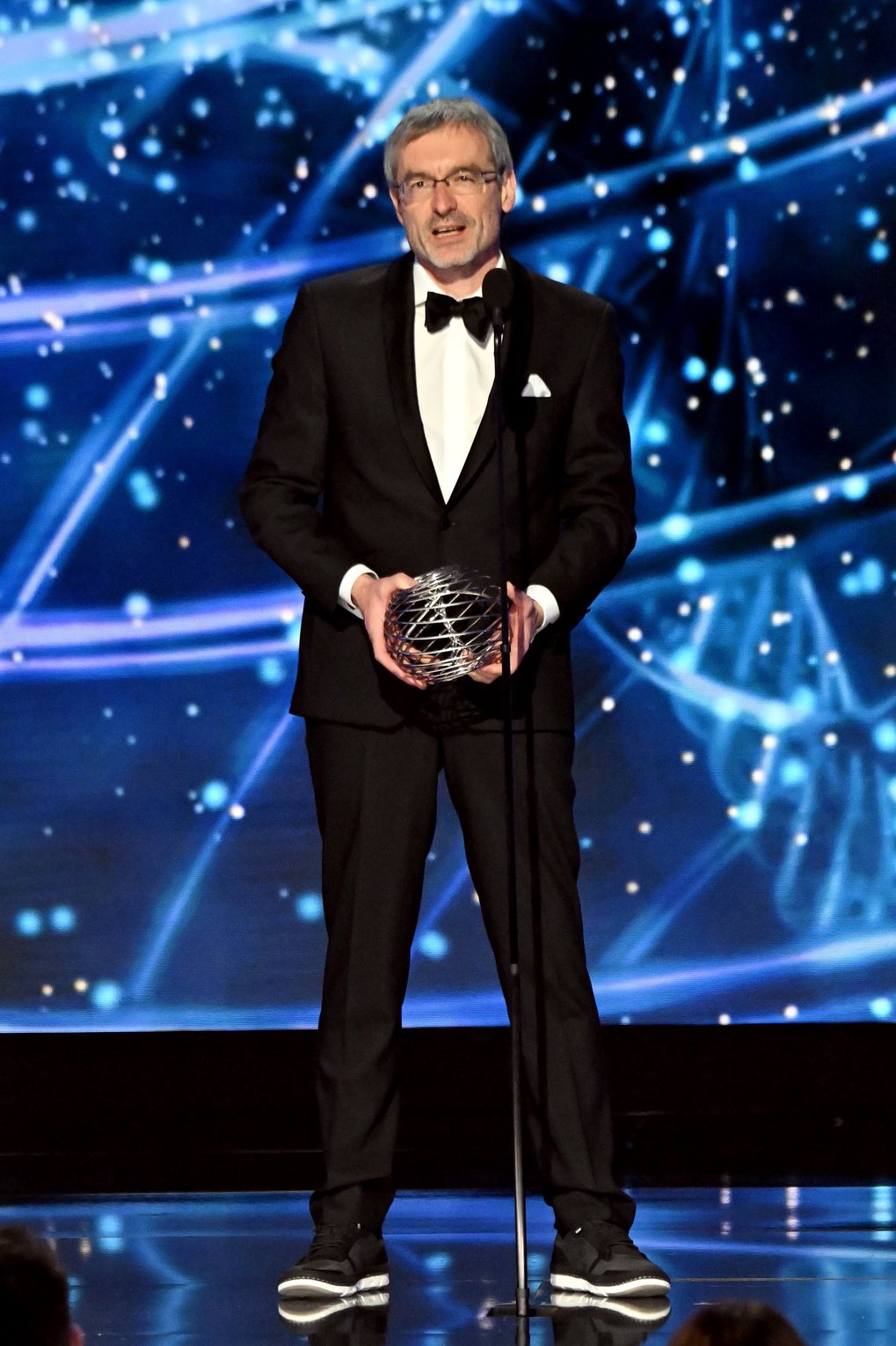 Dennis Gaitsgory at the award ceremony on April 5, 2025 in Santa Monica.