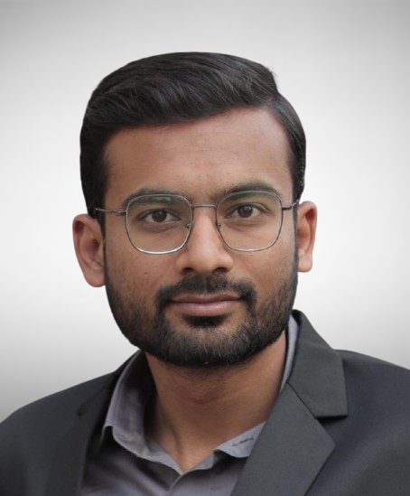 A portrait of a man in a suit