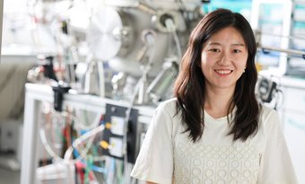 Dr Yujun Zhao, postdoctoral researcher at the Max Planck Institute for Sustainable Materials, has received an Acta Student Award 2025 for research that advances our understanding of high-entropy alloys . Woman in a laboratory with scientific equipment in the background.